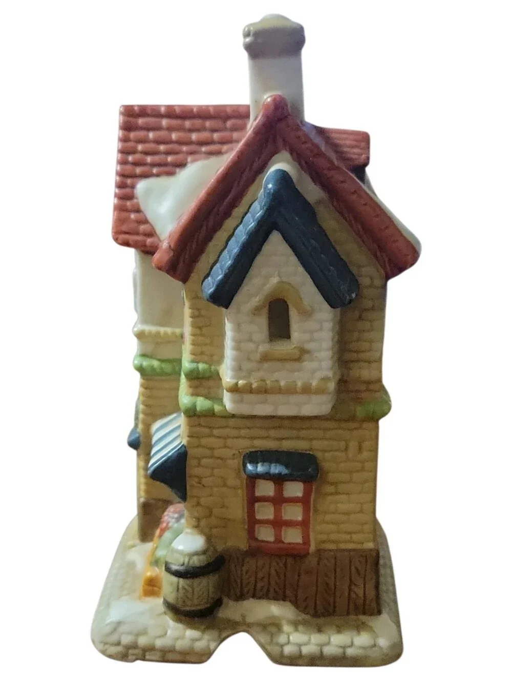 Vtg 1994 Lillian Vernon Christmas Memories Porcelain Grocer Store No Lights